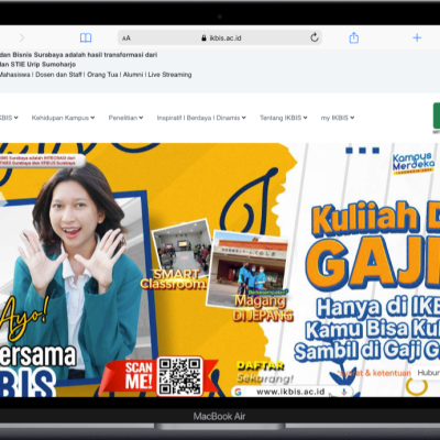 Membangun Wajah Digital IKBIS Website Resmi ikbis.ac.id